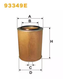 WIX FILTERS 93349e -  Воздушный фильтр